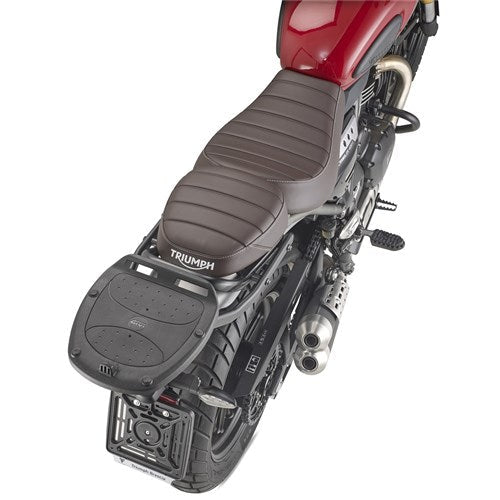 GIVI MONOLOCK SPECIFIC REAR RACK - TRIUMPH SCRAMBLER 400X/SPEED 400 24-  (USE WITH MONOLOCK CASE PLATE)