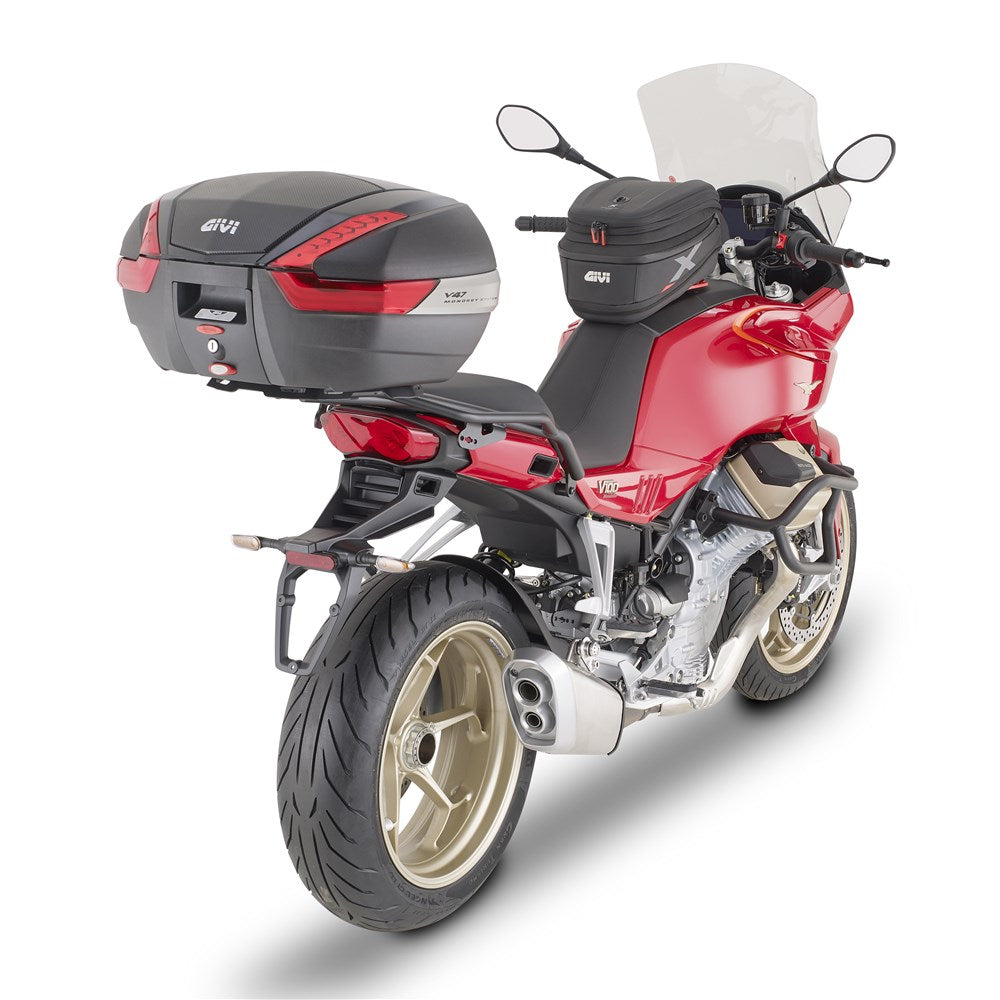 GIVI SPECIFIC REAR RACK - MOTO GUZZI MANDELLO V100 22- (NEEDS PLATE)