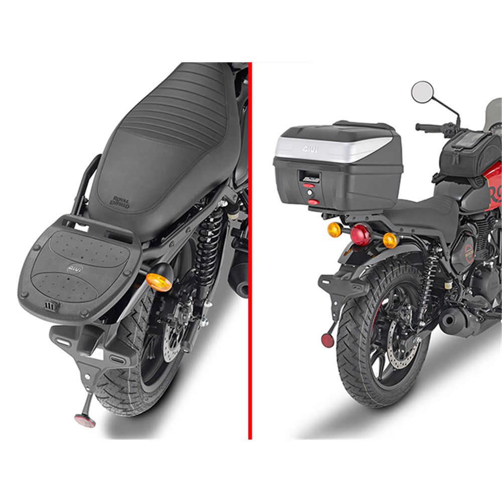 GIVI SPECIFIC MONOLOCK REAR RACK - ROYAL ENFIELD HUNTER 350 22- (USE WITH MONOLOCK CASE PLATE)