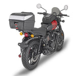 GIVI SPECIFIC MONOLOCK REAR RACK - ROYAL ENFIELD HUNTER 350 22- (USE WITH MONOLOCK CASE PLATE)