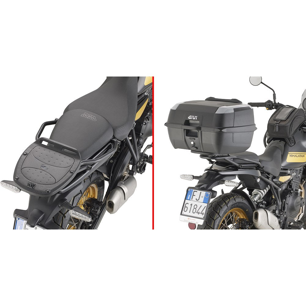 GIVI SPECIFIC REAR RACK - ROYAL ENFIELD HYMALAYAN 450 24- (NEEDS PLATE)
