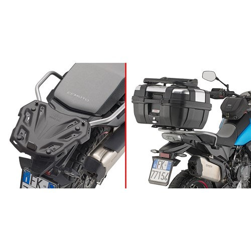 GIVI SPECIFIC REAR RACK - CF MOTO 800MT-X 25- (NEEDS PLATE)