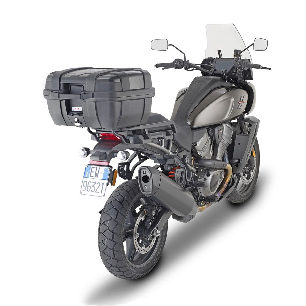 GIVI SPECIFIC MONOKEY ALUMINIUM REAR RACK - HARLEY DAVIDSON PAN AMERICA 1250 21- (PLATE INCLUDED)