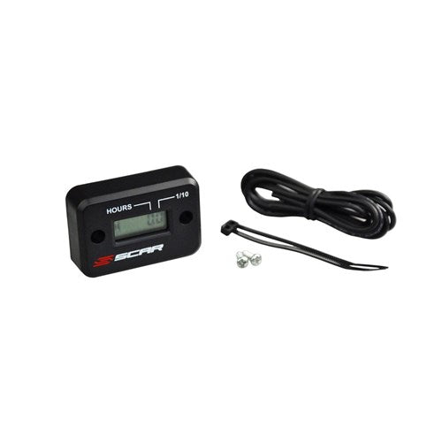 SCAR HOUR METER BLK