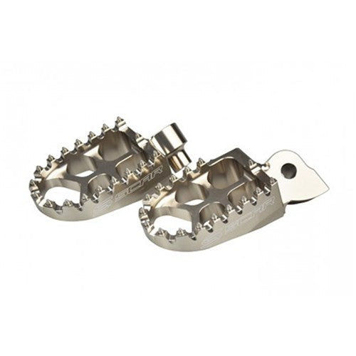 SCAR FOOTPEGS YAMAHA YZ/YZF/WRF/YZFX/YZX 1999-2022 (48MM WIDE) SIL