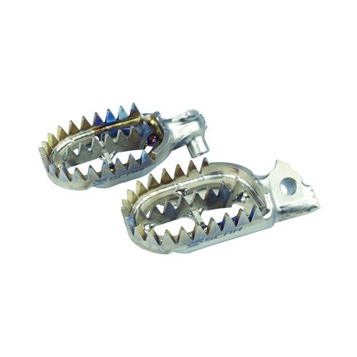 SCAR TITANIUM GRIPPER FOOTPEGS YAMAHA YZ/YZF/WRF/YZFX/YZX 1999-2022