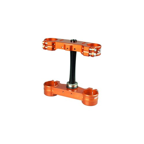 SCAR TRIPLE CLAMPS KTM 125-450 SX/SXF 23-25 / HUSQVARNA TC/FC/TX/FX 125-501 (22MM OFFSET) ORG