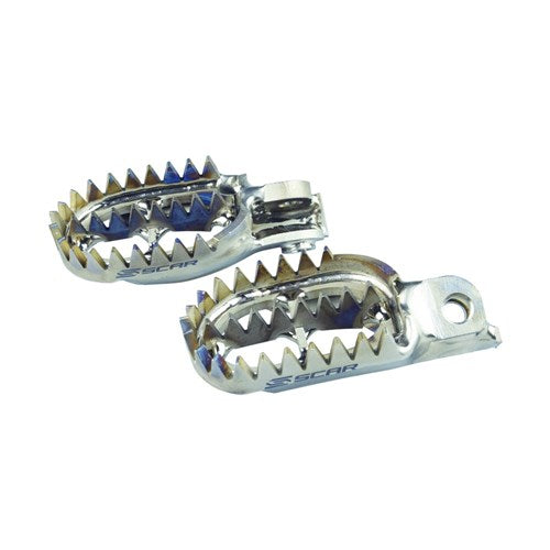 SCAR TITANIUM GRIPPER FOOTPEGS KTM SX-SXF-EXC 98-15 / HUSKY  / BETA / SHERCO