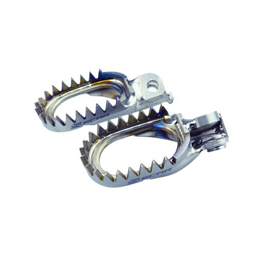 SCAR TITANIUM ANTI MUD FOOTPEGS KTM SX-SXF-EXC 98-15 / HUSKY  / BETA / SHERCO