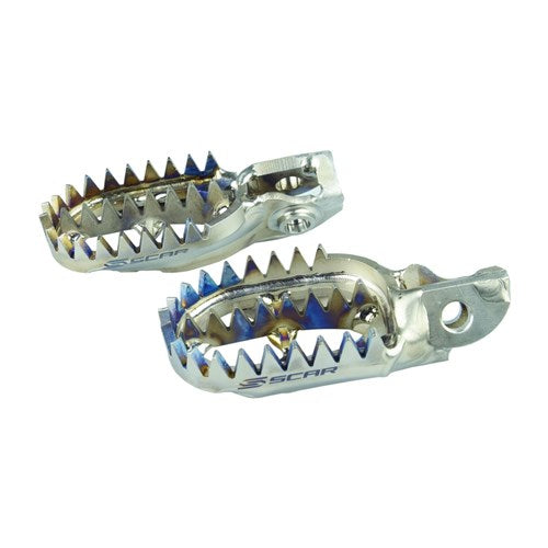 SCAR TITANIUM GRIPPER FOOTPEGS KTM 2017-2022 / HUSQVARNA 2016-2022 / GASGAS 2021-2022