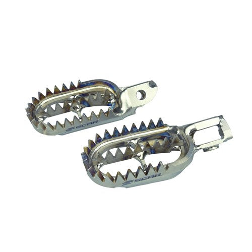 SCAR TITANIUM GRIPPER FOOTPEGS KTM SX-SXF 2023 / HUSQVARNA TC-FC 2023 / GASGAS MC-MCF 2023
