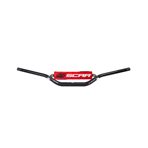 SCAR S2 7/8 H/BAR MEDIUM BAR BLK / PAD RED
