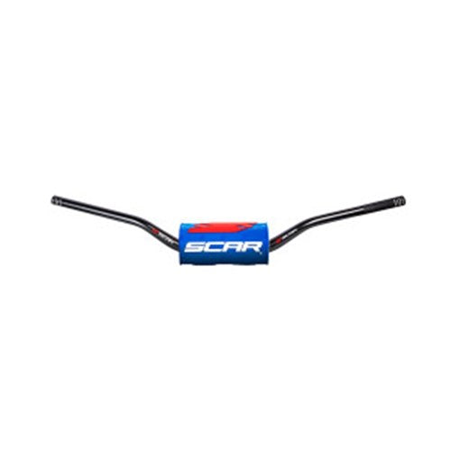 SCAR O2 H/BAR TAPERED MCGRATH/SHORT KTM BAR BLK / BLUE BAR PAD