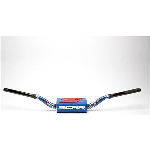 SCAR O2 H/BAR COLOR O286 (1 1/8") MCGRATH/SHORT STYLE KTM BAR BLU / PAD BLUE