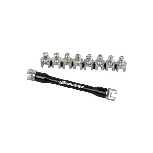 SCAR SPOKE WRENCH KIT 7 PCS