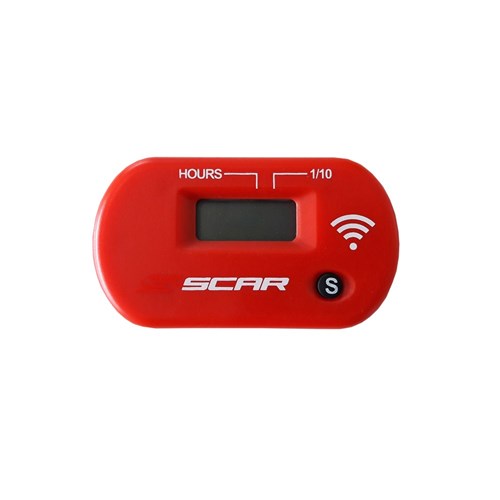 SCAR WIRELESS HOUR METER RED