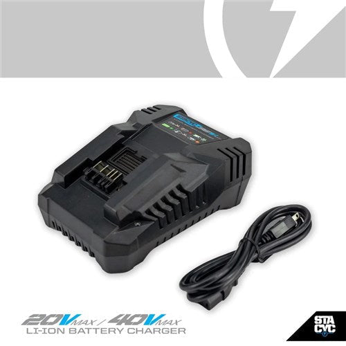 STACYC BAT/CHG (12e/16e/16elite/16H/18e/20e) CHARGER - 18V/36V FAST SMART BATTERY CHARGER - 3AH/6AH