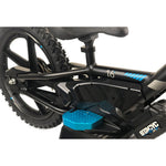 STACYC ACC (12e/16e) FOOTRESTS - EXTENDED FOOTREST - CYAN ANODIZED