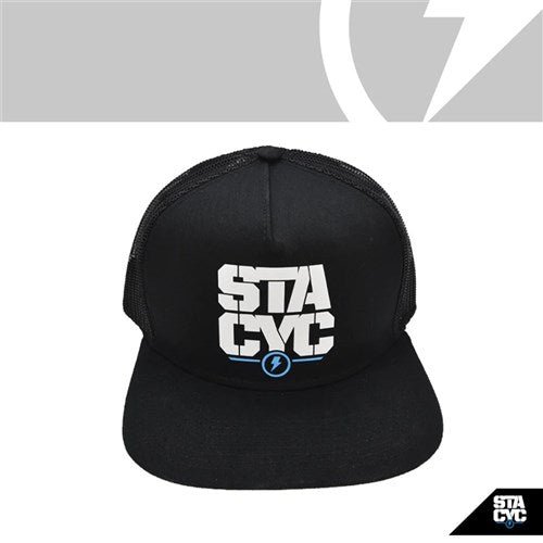 STACYC APPAREL (Hats) APPAREL - HAT TRUCKER BLACK - ADULT #
