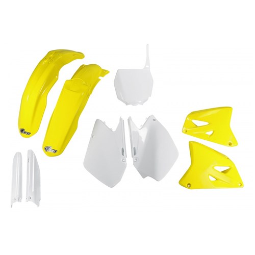 UFO SUZUKI RM125/250 06-25 FULL PLASTICS KIT (OEM) (WAS SUKIT406E999)