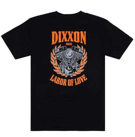 DIXXON QUALITY FLANNEL MENS SHORT SLEEVE TEE LABOUR MOTOR