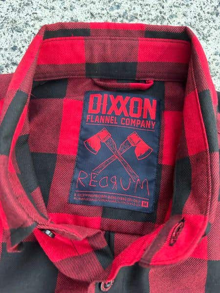 DIXXON QUALITY FLANNEL MENS REDRUM FLANNEL SHIRT