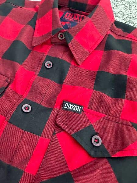 DIXXON QUALITY FLANNEL MENS REDRUM FLANNEL SHIRT