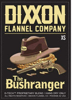 DIXXON QUALITY FLANNEL MENS BUSHRANGER FLANNEL SHIRT