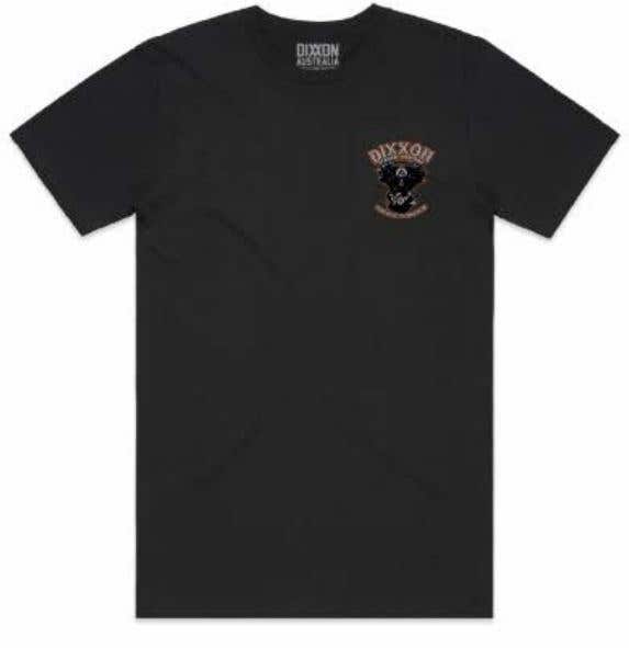 DIXXON QUALITY FLANNEL MENS SHOVELIN BLACK S/S TEE