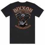 DIXXON QUALITY FLANNEL MENS SHOVELIN BLACK S/S TEE