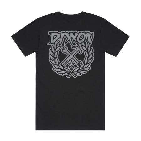 DIXXON QUALITY FLANNEL MENS SHORT SLEEVE TEE PARTY CREST