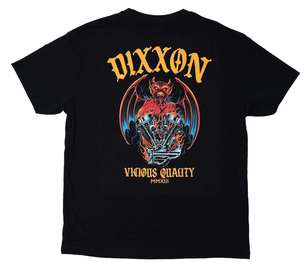 DIXXON QUALITY FLANNEL MENS EVIL V-TWIN T-SHIRT