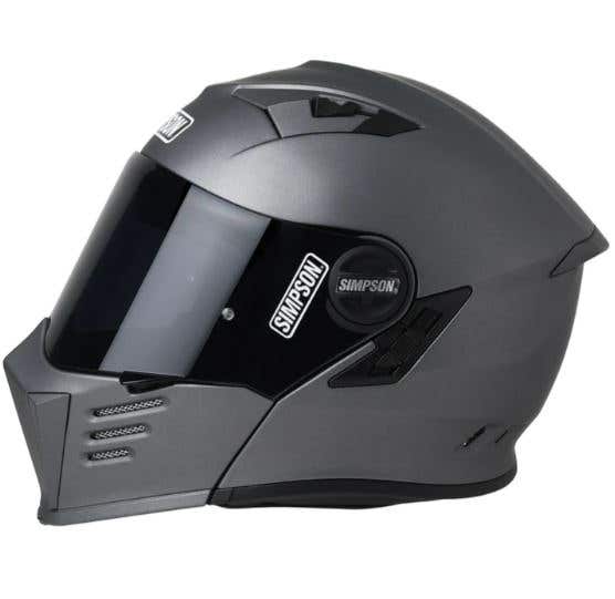 SIMPSON HELMETS MODULAR BANDIT GUN METAL