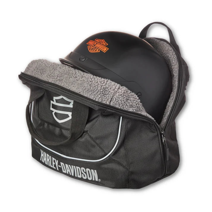 Harley-Davidson Open Bar & Shield Helmet Bag – Protective Motorcycle Helmet Carry Bag