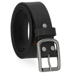 Harley-Davidson Men's Embossed H-D Scripted Genuine Leather Belt - Black