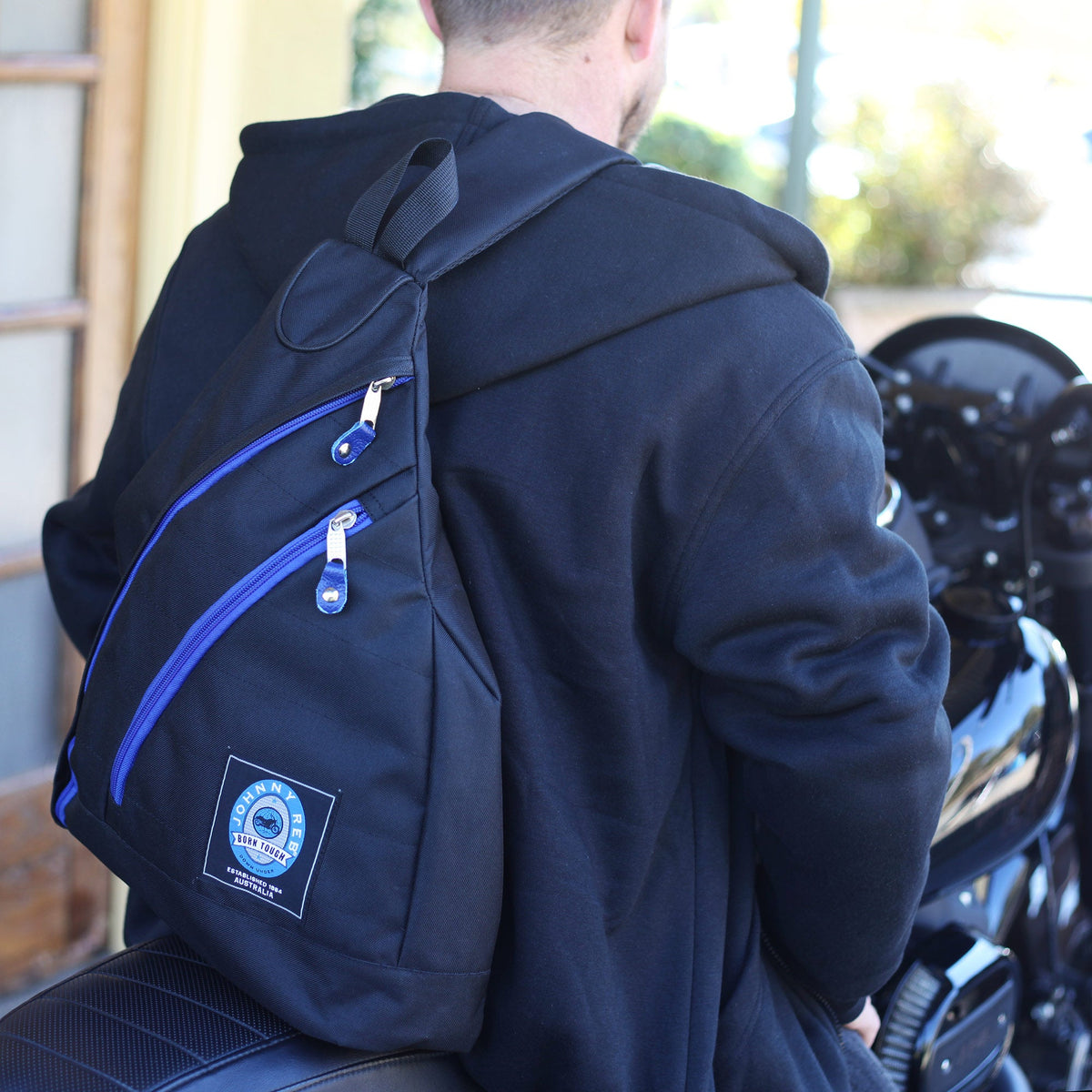 Johnny Reb Sling Backpack - Black Canvas - product image 2