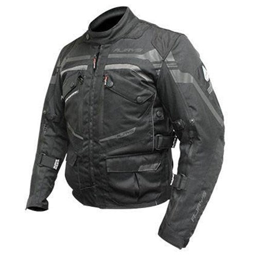 RJAYS DUNE JKT LADIES BLK/GRY (LG)  [ONC01]