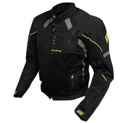 RJAYS OCTANE III JKT MENS BLK/HI-VIZ (MD)  [ONC01]