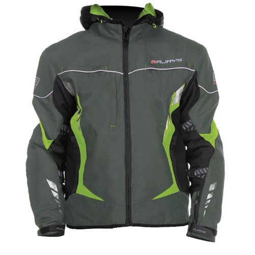 RJAYS TRACER JKT OLV/FLUO YEL (XL)  [ONC01]