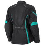 RJAYS ATHENA AIR JKT BLK/AQUA LADIES (12)  [ONC01]