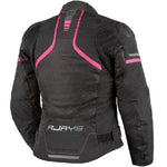 RJAYS PACE AIRFLOW JKT LADIES BLK/PNK (14)  [ONC01]