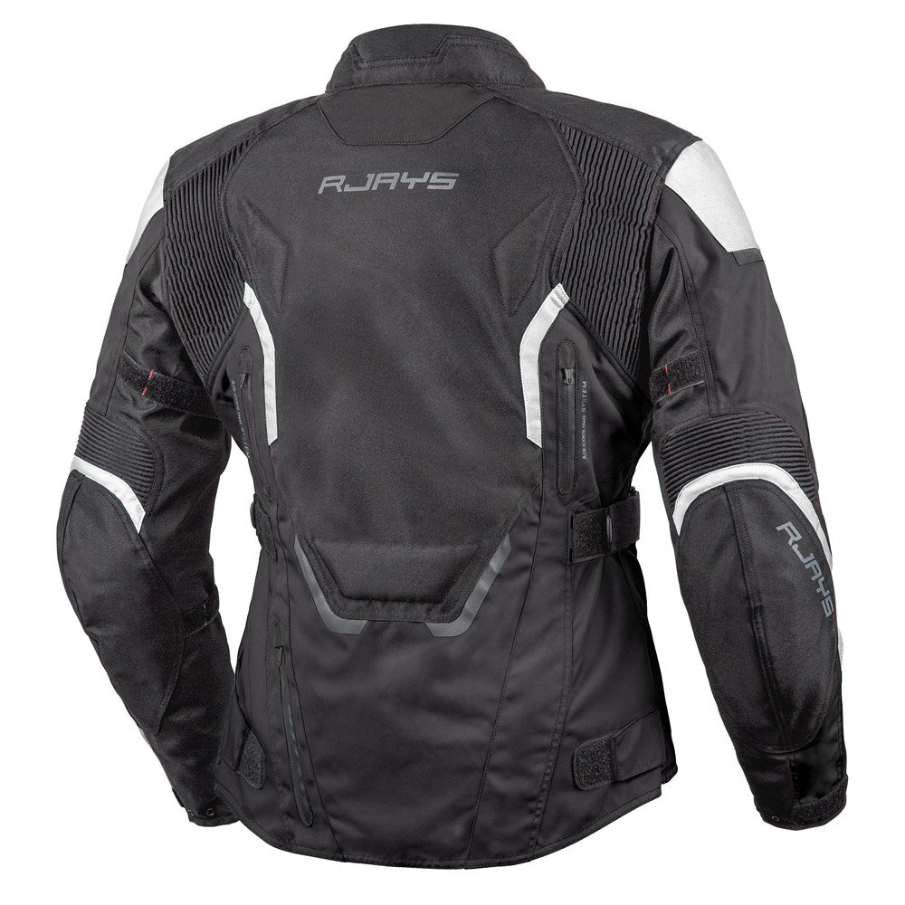 RJAYS VOYAGER 6 JKT LADIES BLK/WHT COMFORT FIT (18-22)