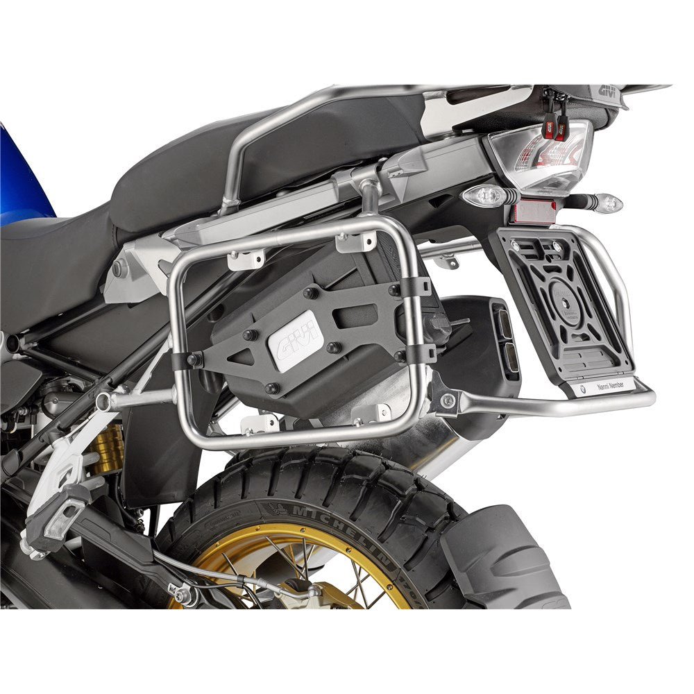GIVI S250 TOOLBOX FITTING KIT ON ORIGINAL PANNIERS - BMW R1200GSA 14-24