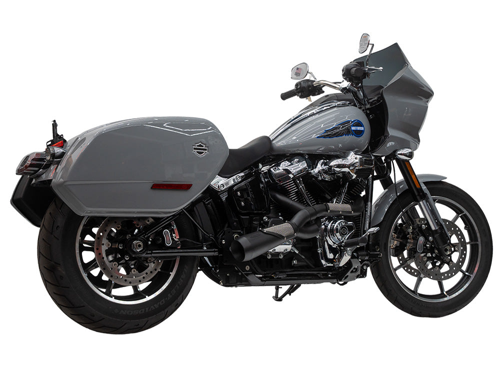 Trask Performance Big Sexy Performance 2-into-1 Exhaust - Black. Fits Heritage Classic and Low Rider ST 2025up