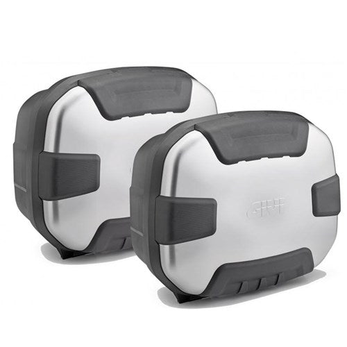 GIVI TREKKER II 35L PANNIERS SILVER (PAIR) MONOKEY  [ONC01]
