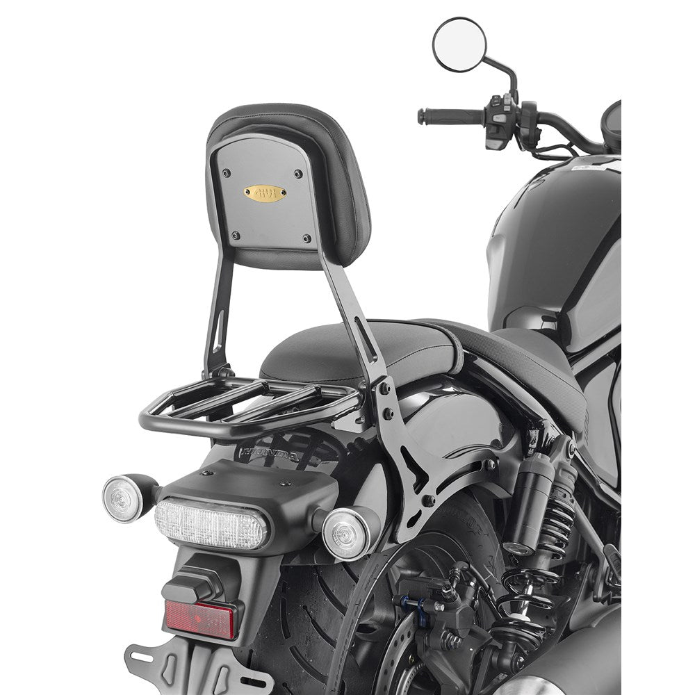 GIVI BACKREST WITH DETACHABLE RACK - HONDA CMX1100 REBEL 21- [SPC01]