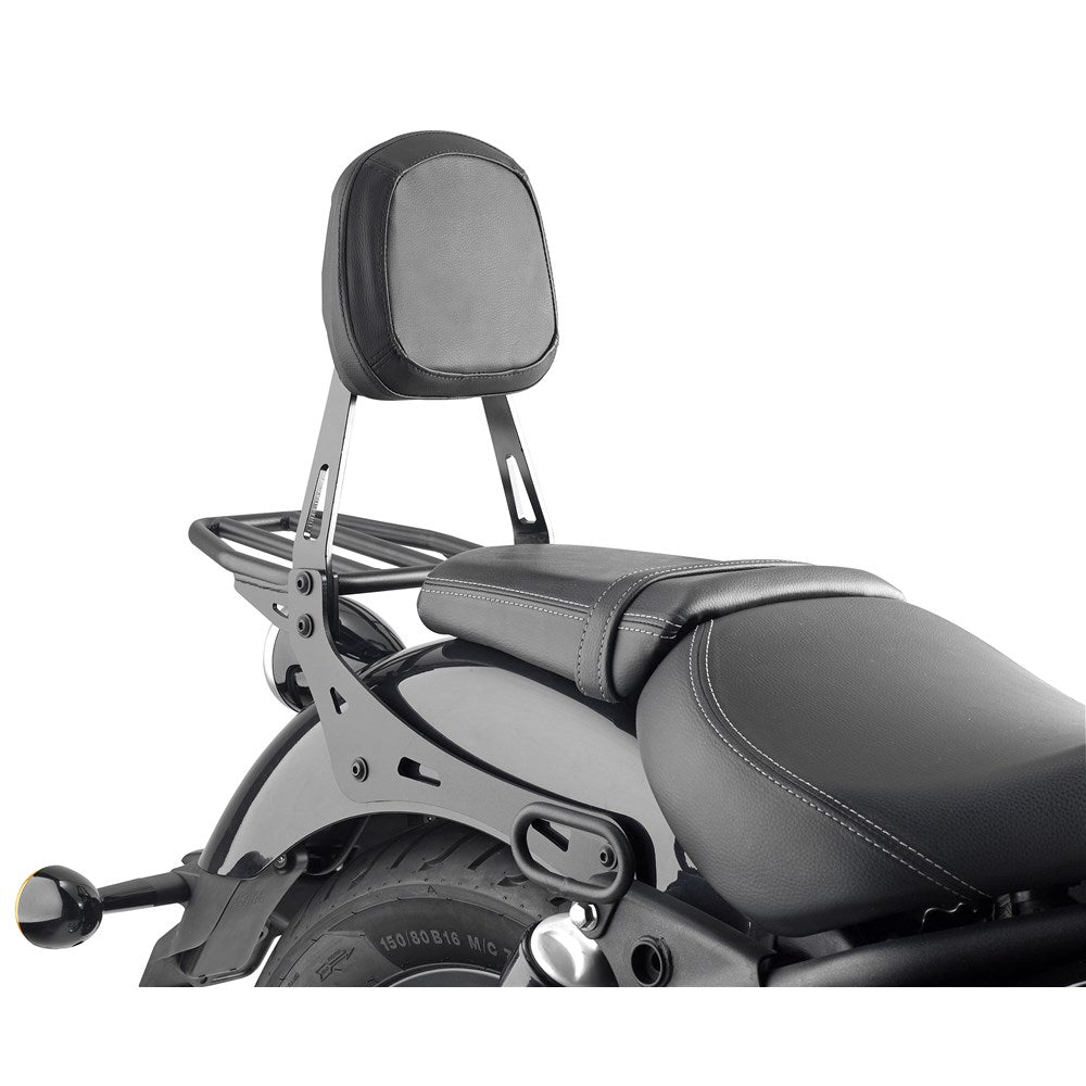 GIVI BACKREST WITH DETACHABLE RACK - ROYAL ENFIELD SUPER METEOR 650 23- [SPC01]
