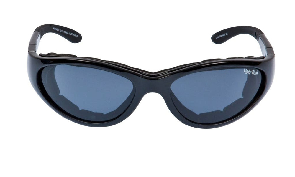 UGLY FISH GLIDE GLOSS BLACK FRAME - SMOKE LENS