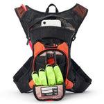 USWE RAW 3L DIRT BIKING HYDRATION PACK BLK/FACTORY ORG (MOTO HYDRO)