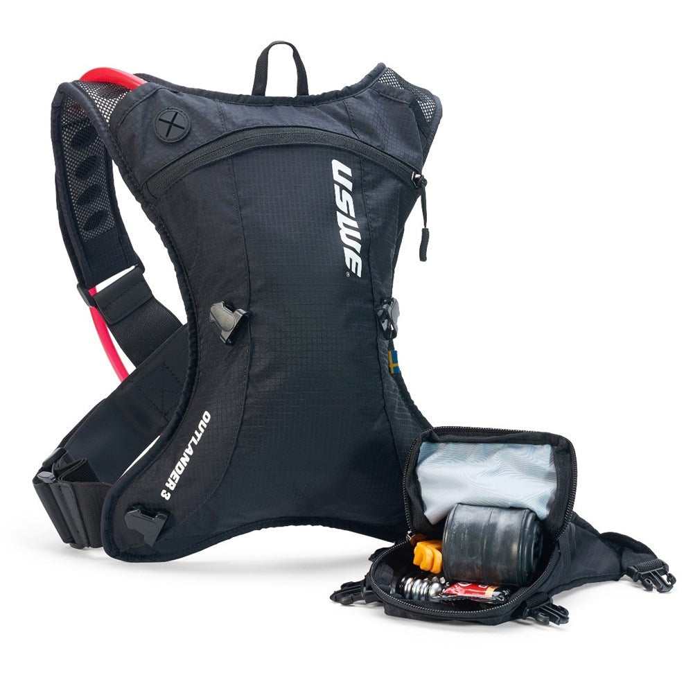 USWE OUTLANDER 3L XS HYDRATION PACK CARBON BLK